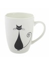 Casa de Engel Porcelanasta skodelica z motivom mačke - 370ml, 12/36