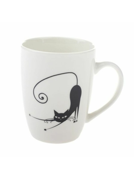 Casa de Engel Porcelanasta skodelica z motivom mačke - 370ml, 12/36