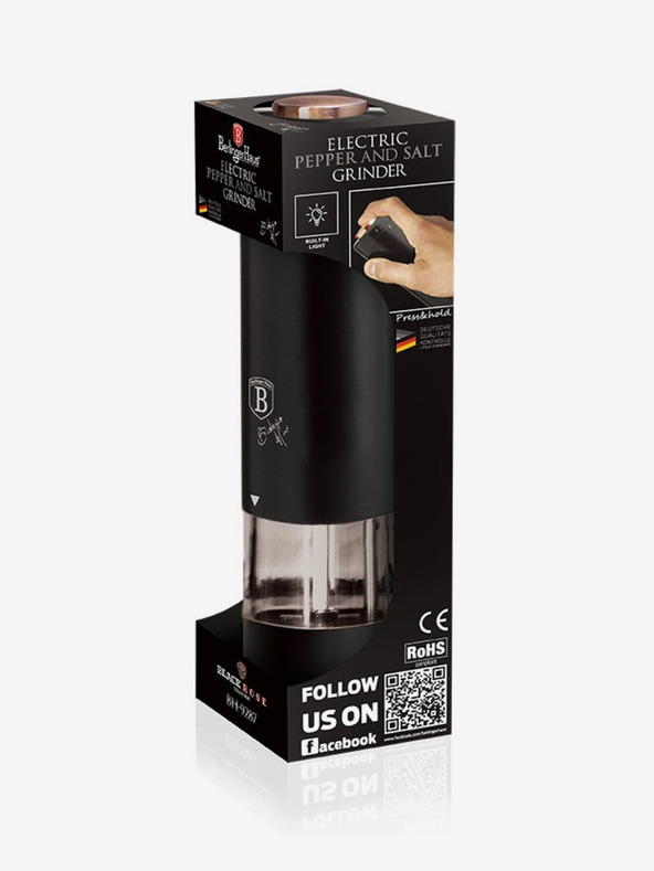 Berlingerhaus Električni mlinček za poper in sol BERLINGERHAUS Black Rose Collection