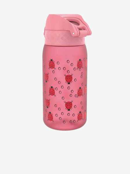 ION8 Rožnata vzorčasta steklenica Ion8 Leak Proof Ladybugs (350 ml)