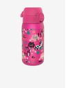 ION8 Temno rožnata vzorčasta steklenica Ion8 Leak Proof Cats (350 ml)