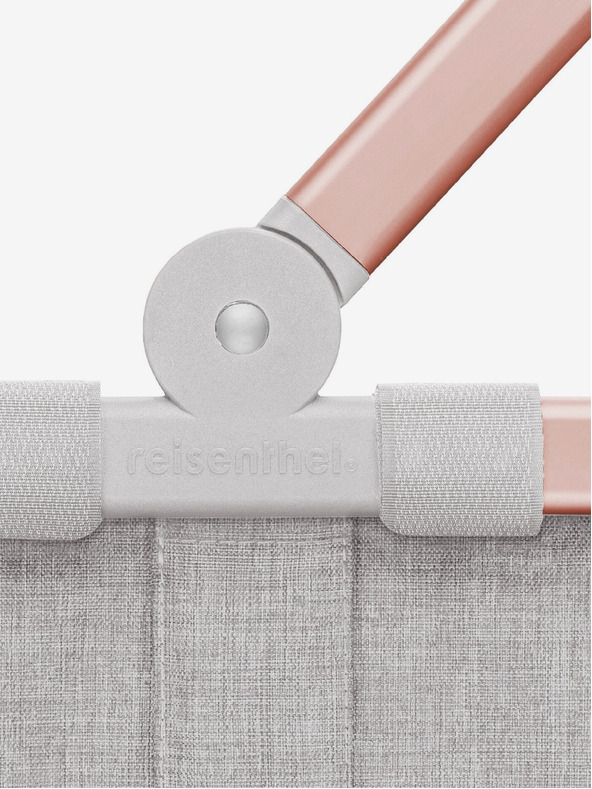 Reisenthel Siva nakupovalna košara z rožnatim okvirjem Reisenthel Carrybag