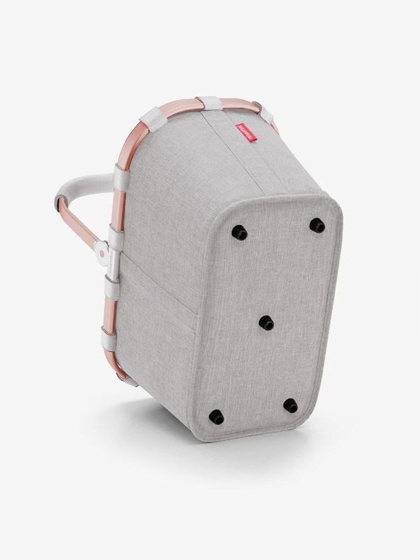 Reisenthel Siva nakupovalna košara z rožnatim okvirjem Reisenthel Carrybag