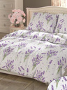 Kvalitex Francosko bombažno posteljno perilo PROVENCE COLLECTION 240x200, 70x90cm LEVANDULE vijolično Kvalitex
