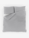 Kvalitex Francoska muslinasta posteljnina 220x200, 70x90cm svetlo siva Kvalitex