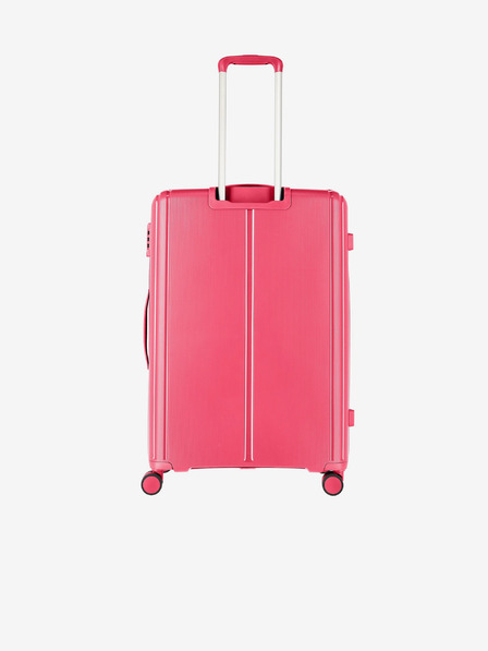 Travelite Rožnati potovalni kovček Travelite Vaka 4w L