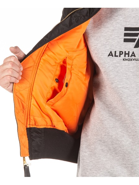 Alpha Industries Moška črna bomber jakna Alpha Industries MA-1 Heritage