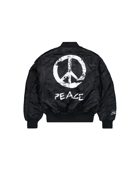 Alpha Industries Moška črna bomber jakna Alpha Industries MA-1 Peace