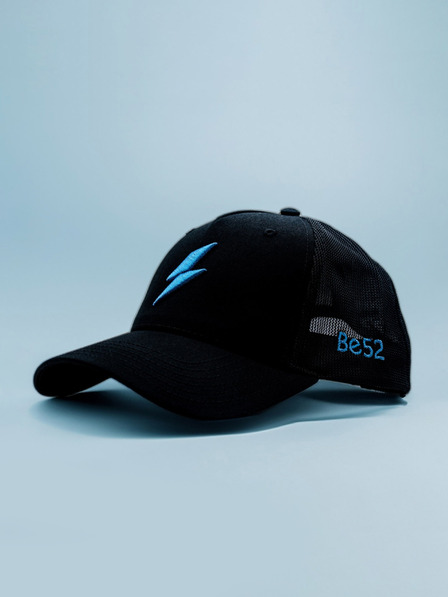 Be52 Be52 Bolt baseball kapa premium črna/modra