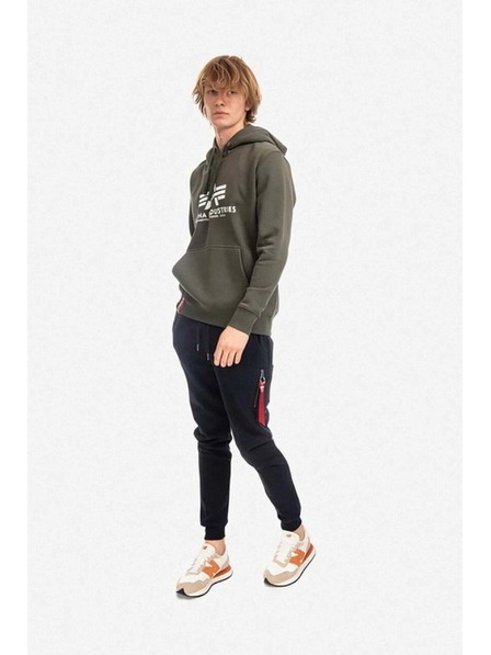 Alpha Industries Moška zelena jopica Alpha Industries Basic hoodie Dark Olive
