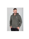 Alpha Industries Moška zelena jopica s kapuco Alpha Industries Basic Zip hoodie Dark Olive