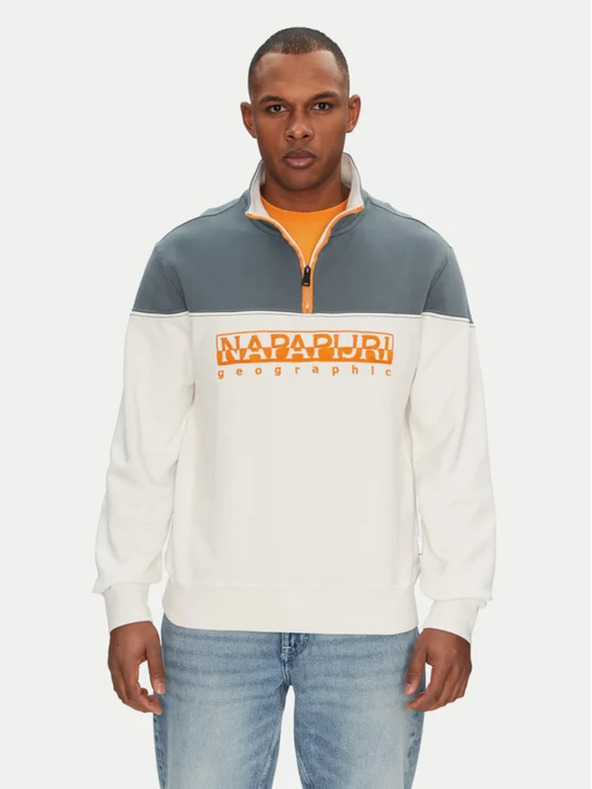 Napapijri Moška bela jopica b-saturnia Napapijri
