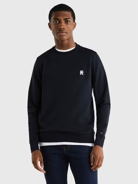 Tommy Hilfiger Moška modra jopica TH Monogram Tommy Hilfiger
