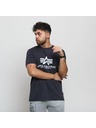 Alpha Industries Moško temno modro majico Alpha Industries Basic T Navy