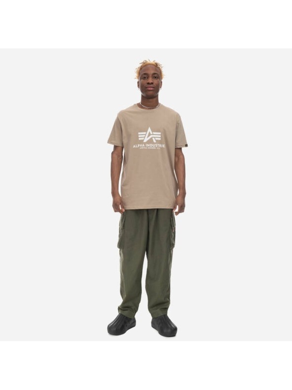 Alpha Industries Moško bežno majico Alpha Industries Basic T Vintage Sand