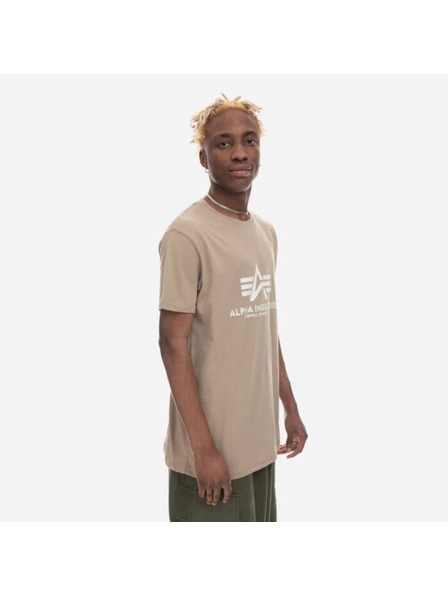Alpha Industries Moško bežno majico Alpha Industries Basic T Vintage Sand