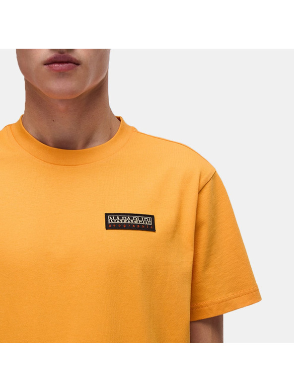 Napapijri Moško rumeno majico s-iaato Napapijri