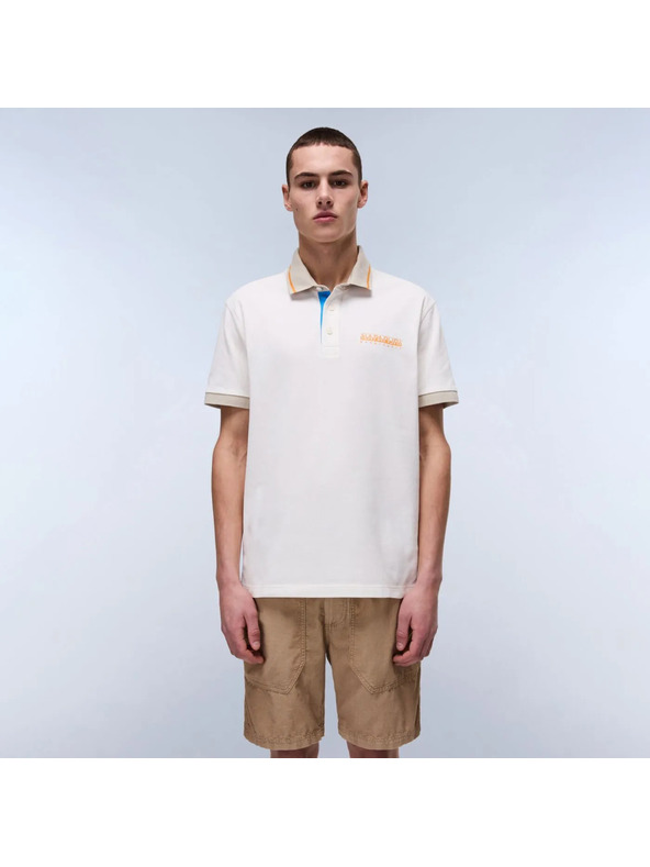 Napapijri Bela moška polo majica e-zeri Napapijri