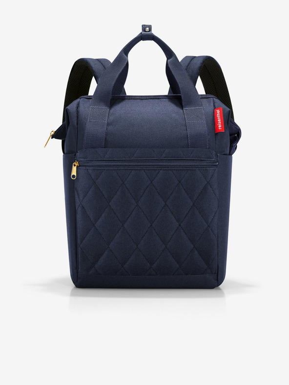 Reisenthel Temno moder ženski nahrbtnik Reisenthel Allrounder R Rhombus Midnight Gold