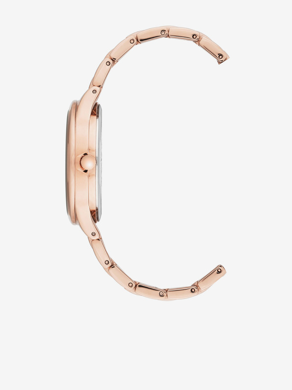 Anne Klein Set ur in zapestnic v zlato-rožnati barvi Anne Klein