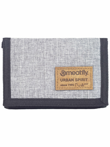 Meatfly Moška denarnica Meatfly Dewey Grey Heather | Siva | Velikost