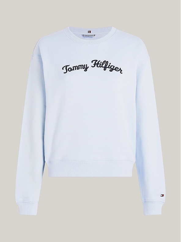 Tommy Hilfiger Ženska svetlo modra vintage jopica Tommy Hilfiger