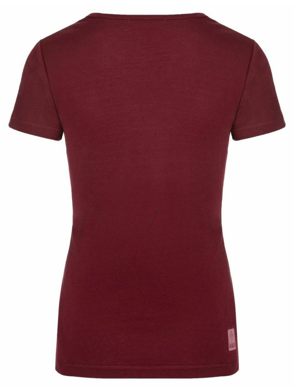 Kilpi Vinsko rdeči ženski majici s potiskom Kilpi Garove