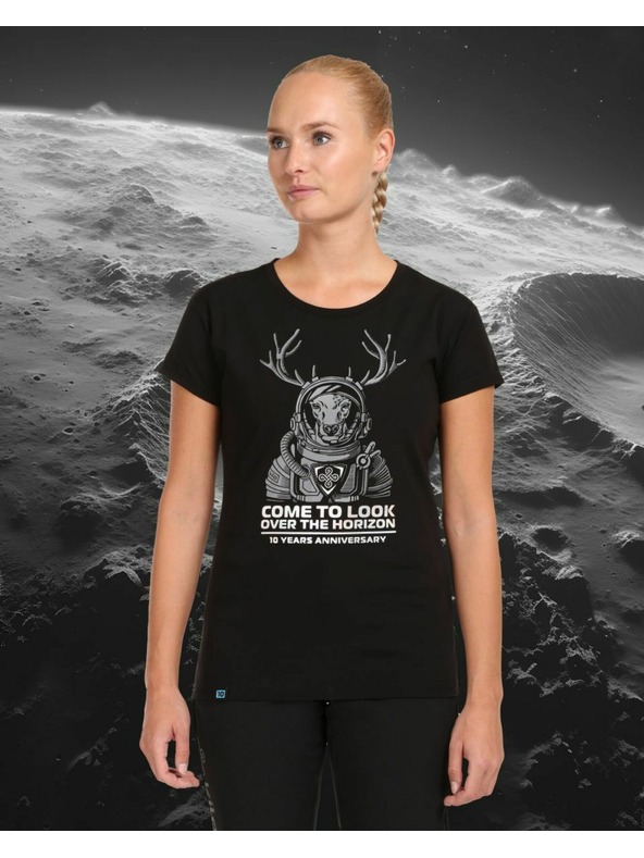 Kilpi Črni ženski majici Kilpi LTD Calypso