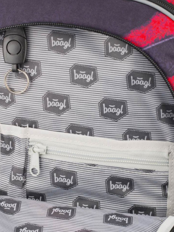 BAAGL  Siva 3 kompleti core lava: nahrbtnik, peresnica, torba Baagl