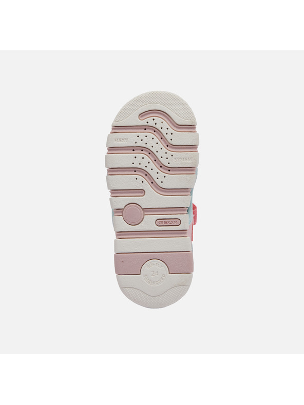Geox Dievčenské sandále na prvé kroky Geox Iupidoo Ružová