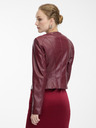 Orsay Vinsko rdeča ženska usnjena jakna ORSAY