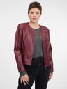 Orsay Vinsko rdeča ženska usnjena jakna ORSAY