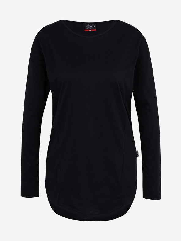 Sam 73 Črna ženska majica z dolgimi rokavi SAM 73 Sherri