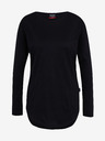Sam 73 Črna ženska majica z dolgimi rokavi SAM 73 Sherri