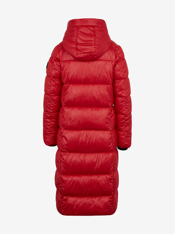 Sam 73 Rdeč ženski prešiti plašč s kapuco SAM 73 Anna