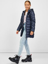 Sam 73 Temno modri otroški prešiti plašč s kapuco SAM 73 Nadine