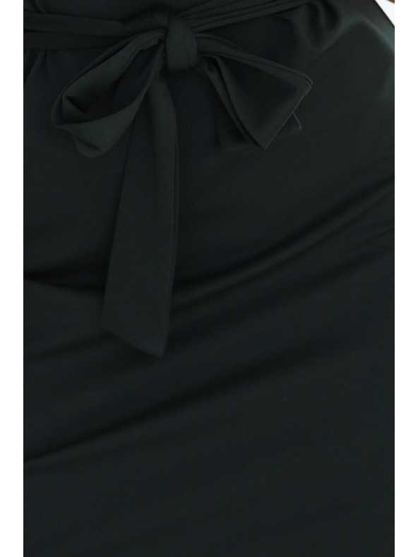 numoco ROXI obleka z asimetrično krilo in pasom