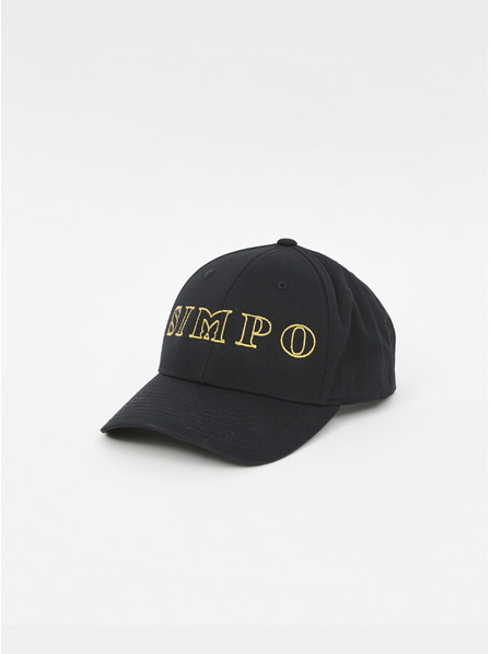 SIMPO Črna unisex kapa Simpo Siluet