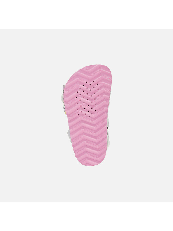 Geox Bele dekliške sandale Geox Chalki