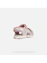 Geox Rožnati dekliški sandali Geox Flaffee