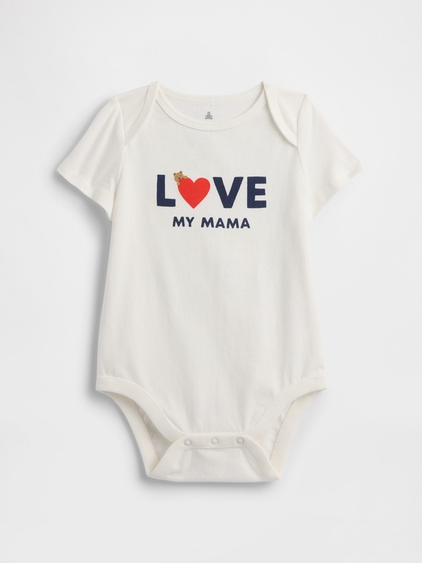 GAP Otroški bodi Gap z logotipom Gap