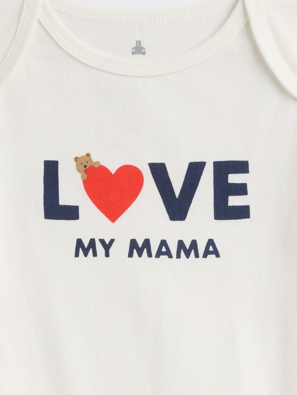 GAP Otroški bodi Gap z logotipom Gap