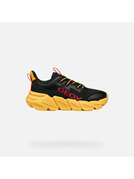 Geox Črne fantovske superge Geox Flexyper Fast