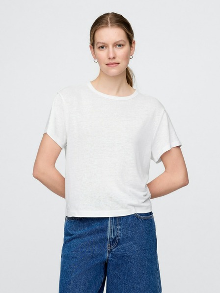 GAP Laneno crop tričko GAP