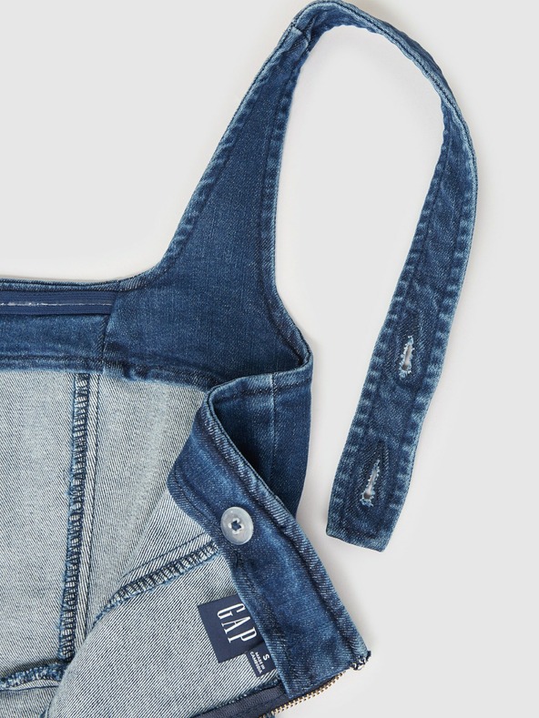 GAP Midi obleka iz džinsa GAP