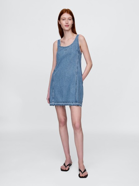 GAP Džins mini obleka UltraSoft Americana GAP