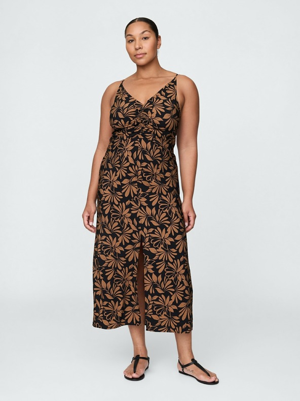 GAP Cvetlična maksi obleka GAP