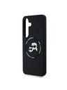 Karl Lagerfeld Karl Lagerfeld Liquid Silicone K&CH Heads MagSafe Zadní Kryt pro Samsung Galaxy S25 Black