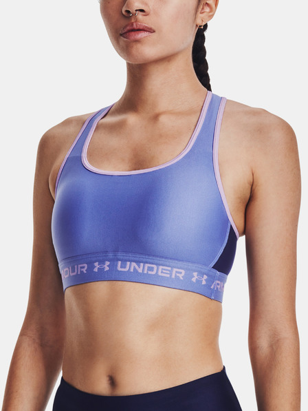 Under Armour Ženska nedrčka Under Armour UA Crossback Mid Bra-BLU