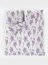 Kvalitex Francosko podaljšano bombažno posteljnino PROVENCE COLLECTION 240x220, 70x90 cm SIVKA vijolična